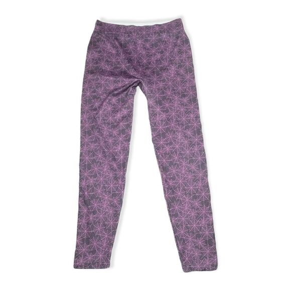 Halloween spiderweb purple leggings - Picture 3 of 8